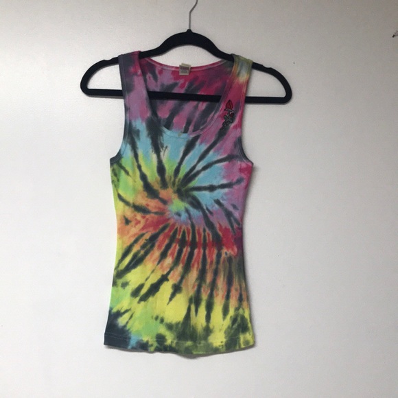 Tie dye | Tank Top with Hot Pink leggings š¹ š - Picture 1 of 8